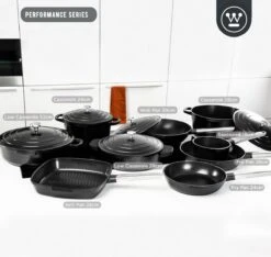 Westinghouse Performance Series - Steelpan Inductie 18cm - Zwart - Geschikt Voor Alle Warmtebronnen Inclusief Inductie En Ovenbestendig - Sauspan 9 Westinghouse Performance Series - Steelpan Inductie 18cm - Zwart - Geschikt Voor Alle Warmtebronnen Inclusief Inductie En Ovenbestendig - Sauspan -Westinghouse 1200x1138