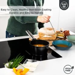 Westinghouse Performance Series - Steelpan Inductie 18cm - Zwart - Geschikt Voor Alle Warmtebronnen Inclusief Inductie En Ovenbestendig - Sauspan 10 Westinghouse Performance Series - Steelpan Inductie 18cm - Zwart - Geschikt Voor Alle Warmtebronnen Inclusief Inductie En Ovenbestendig - Sauspan -Westinghouse 1200x1200 11