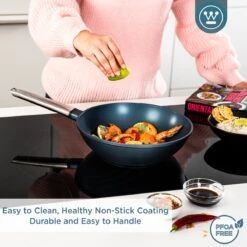 Westinghouse Performance Series - Wokpan Inductie - 28cm Luxe Wok Met Deksel - Blauw - Geschikt Voor Alle Warmtebronnen 14 Westinghouse Performance Series - Wokpan Inductie - 28cm Luxe Wok Met Deksel - Blauw - Geschikt Voor Alle Warmtebronnen -Westinghouse 1200x1200 128