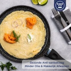 Westinghouse Black Marble - Pannenkoekenpan Inductie - Ø 28 Cm - Zwart Marmer -Westinghouse 1200x1200 2