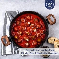 Westinghouse Hapjespan Inductie - Ø 32 Cm - Zwart Marmer - Speciale Editie - Met Deksel -Westinghouse 1200x1200 49