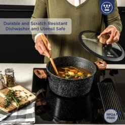 Westinghouse Kookpan/Braadpan Inductie - Ø 24 Cm - Zwart Marmer - Speciale Editie -Westinghouse 1200x1200 7