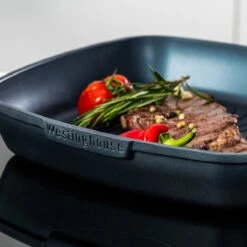 Westinghouse Performance Series - Grillpan Inductie 28cm - Luxe Grillpan - Blauw - Steakpan - Geschikt Voor Alle Warmtebronnen Inclusief Inductie En Ovenbestendig -Westinghouse 1200x1200 72