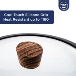 Westinghouse Hapjespan Inductie - Ø 28 Cm - Zwart Marmer Wood - Speciale Editie - Met Deksel - Geschikt Voor Alle Warmtebronnen -Westinghouse 1200x1200 79