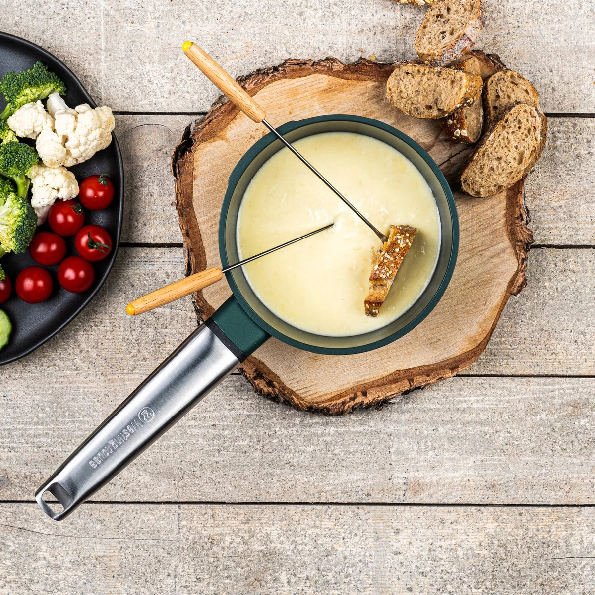 Westinghouse Pannenset Performance (Koekenpan ø 24 En 28 Cm + Steelpan ø 18 Cm) - Groen - Inductie En Alle Andere Warmtebronnen 4 Westinghouse Pannenset Performance (Koekenpan ø 24 En 28 Cm + Steelpan ø 18 Cm) - Groen - Inductie En Alle Andere Warmtebronnen - Afbeelding 4