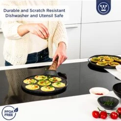 Westinghouse Pannenkoekpannenset Marble Wood - ø 26 En 28 Cm - Inductie En Alle Andere Warmtebronnen -Westinghouse 1200x1200 92