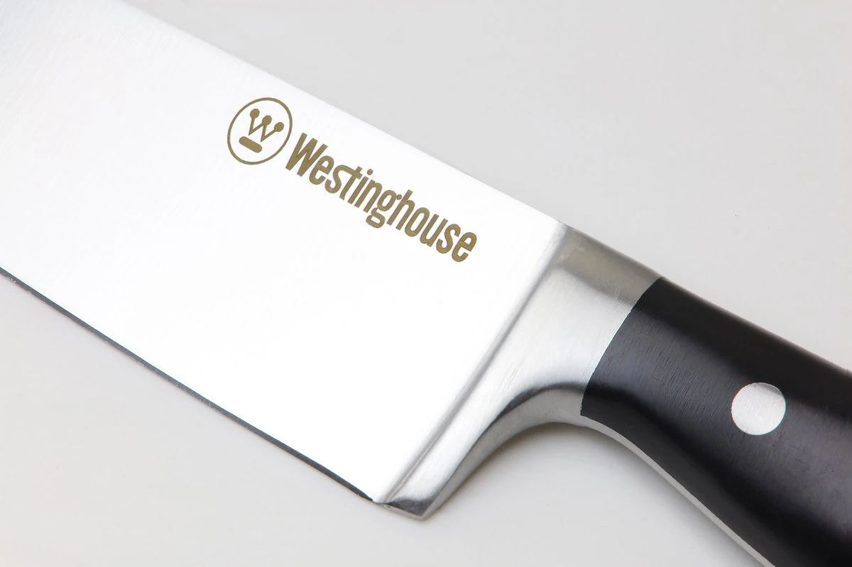 Westinghouse Chef Mes - Zwart - 20cm - Keukenmes RVS 3 Westinghouse Chef Mes - Zwart - 20cm - Keukenmes RVS - Afbeelding 3
