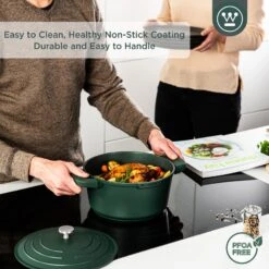 Westinghouse Braadpan Performance - Gracious Green - ø 28 Cm / 6.7 Liter -Westinghouse WCCC0095024SG 4 1
