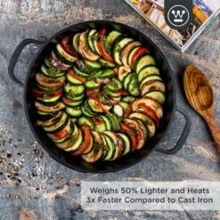 Westinghouse Hapjespan Performance - Blissful Black - ø 32 Cm / 5.8 Liter - Standaard Anti-aanbaklaag -Westinghouse WCCC0095L28BK 2 1