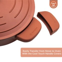 Westinghouse Hapjespan Performance - Rebel Red - ø 32 Cm / 5.8 Liter - Standaard Anti-aanbaklaag -Westinghouse WCCC0095L28OR 5 1