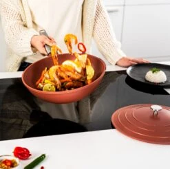 Westinghouse Wokpan Performance - Rebel Red - ø 28 Cm - Standaard Anti-aanbaklaag 26 Westinghouse Wokpan Performance - Rebel Red - ø 28 Cm - Standaard Anti-aanbaklaag -Westinghouse WCCW0095028OR 13