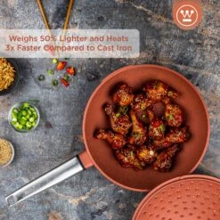 Westinghouse Wokpan Performance - Rebel Red - ø 28 Cm - Standaard Anti-aanbaklaag 16 Westinghouse Wokpan Performance - Rebel Red - ø 28 Cm - Standaard Anti-aanbaklaag -Westinghouse WCCW0095028OR 2