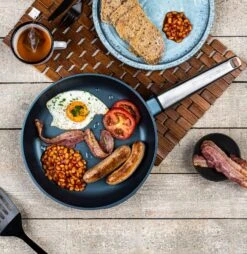 Westinghouse Koekenpan Performance - Bravery Blue - ø 24 Cm - Standaard Anti-aanbaklaag -Westinghouse WCFP0095024BL 8