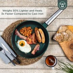 Westinghouse Koekenpan Performance - Gracious Green - ø 28 Cm - Standaard Anti-aanbaklaag 14 Westinghouse Koekenpan Performance - Gracious Green - ø 28 Cm - Standaard Anti-aanbaklaag -Westinghouse WCFP0095024SG 2 1