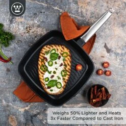 Westinghouse Grillpan Performance - Blissful Black - 28 X 28 Cm - Standaard Anti-aanbaklaag -Westinghouse WCFP0095G28BK 2