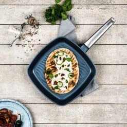 Westinghouse Grillpan Performance - Bravery Blue - 28 X 28 Cm - Standaard Anti-aanbaklaag -Westinghouse WCFP0095G28BL 10