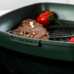 Westinghouse Grillpan Performance - Gracious Green - 28 X 28 Cm - Standaard Anti-aanbaklaag -Westinghouse WCFP0095G28SG 9