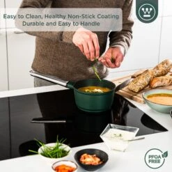 Westinghouse Steelpan Performance - Gracious Green - ø 18 Cm / 1.9 Liter 13 Westinghouse Steelpan Performance - Gracious Green - ø 18 Cm / 1.9 Liter -Westinghouse WCSP0095N18SG 4