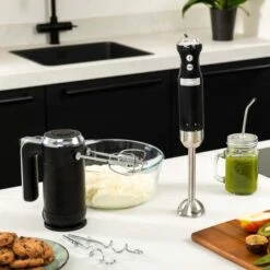 Westinghouse Handmixer Retro Collections - 6 Standen - Liquorice Black - WKHM250BK 11 Westinghouse Handmixer Retro Collections - 6 Standen - Liquorice Black - WKHM250BK -Westinghouse WKHM250BK Retro Hand Mixer 5 600x600 1
