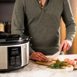 Westinghouse Slowcooker - Uitneembare Keramische Pan - RVS - 6 Liter - WKSC65 -Westinghouse WKSC65 Westinghouse Slow Cooker 5