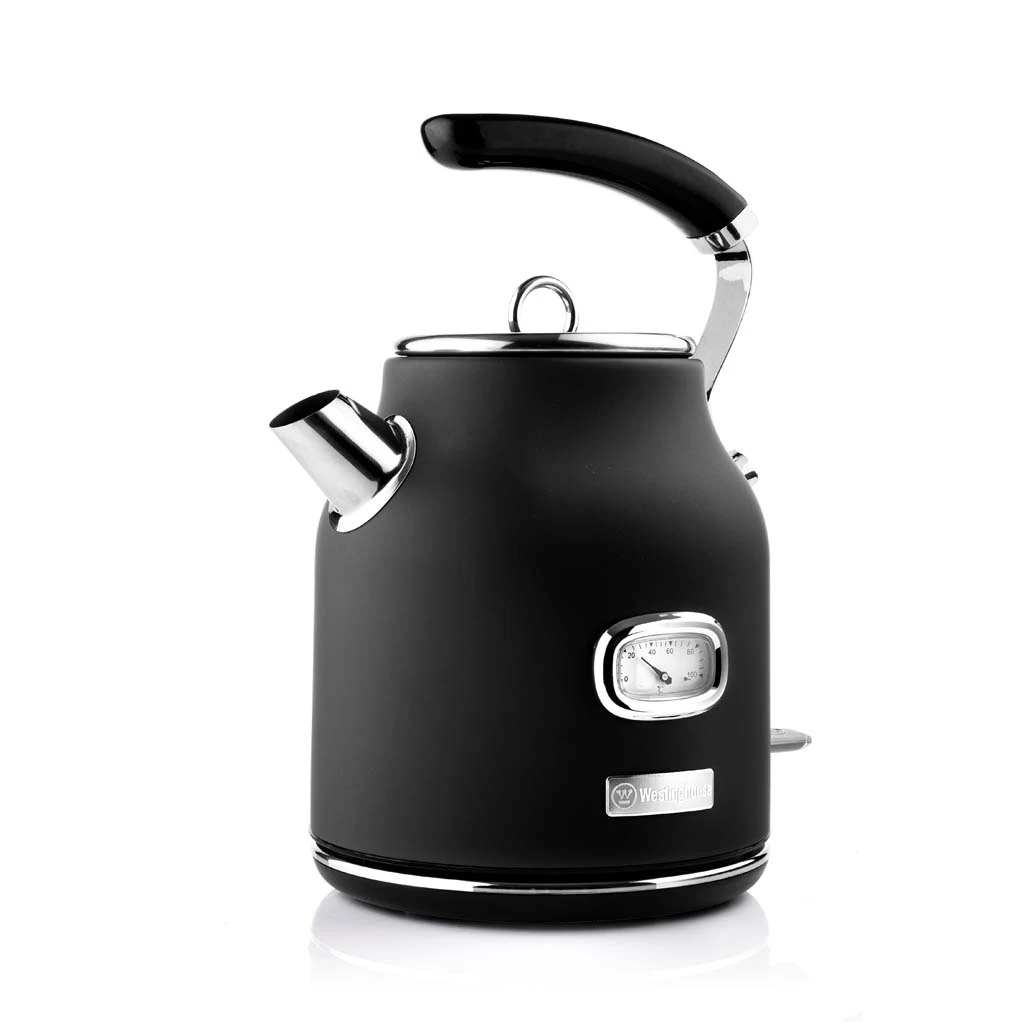 Westinghouse Waterkoker Retro Collections - 2200 W - Liquorice Black - 1.7 Liter - WKWKH148BK 6 Westinghouse Waterkoker Retro Collections - 2200 W - Liquorice Black - 1.7 Liter - WKWKH148BK - Afbeelding 6