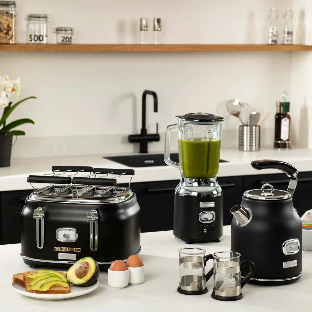 Westinghouse Waterkoker Retro Collections - 2200 W - Liquorice Black - 1.7 Liter - WKWKH148BK 7 Westinghouse Waterkoker Retro Collections - 2200 W - Liquorice Black - 1.7 Liter - WKWKH148BK - Afbeelding 7