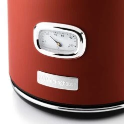 Westinghouse Waterkoker Retro Collections - 2200 W - Cranberry Red - 1.7 Liter - WKWKH148RD -Westinghouse WKWK148RD Retro Kettle 2
