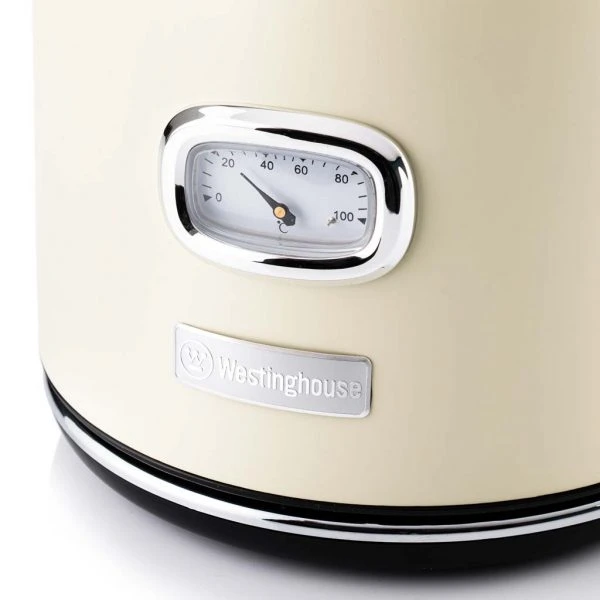 Westinghouse Waterkoker Retro Collections - 2200 W - Vanilla White - 1.7 Liter - WKWKH148WH 5 Westinghouse Waterkoker Retro Collections - 2200 W - Vanilla White - 1.7 Liter - WKWKH148WH - Afbeelding 5