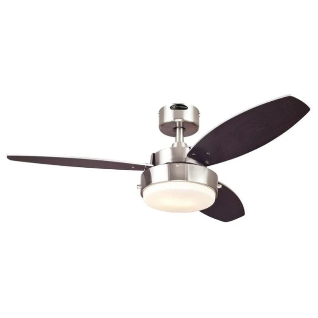 Westinghouse Alloy 42 In. Brushed Nickel Brown Indoor Ceiling Fan 1 Westinghouse Alloy 42 In. Brushed Nickel Brown Indoor Ceiling Fan