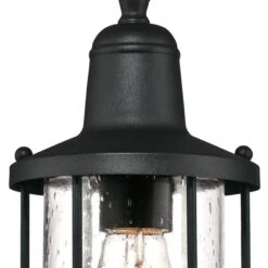Westinghouse Crestview One-Light Outdoor Pendant, Textured Black Finish With Clear Seeded Glass - 1-Light 7 Westinghouse Crestview One-Light Outdoor Pendant, Textured Black Finish With Clear Seeded Glass - 1-Light -Westinghouse Westinghouse Crestview One Light Outdoor Pendant2C Textured Black Finish with Clear Seeded Glass 3 scaled