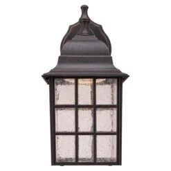 Westinghouse Dimmable One-Light LED Outdoor Wall Lantern, Weathered Patina Finish With Seeded Glass Panels 9 Westinghouse Dimmable One-Light LED Outdoor Wall Lantern, Weathered Patina Finish With Seeded Glass Panels -Westinghouse Westinghouse Dimmable One Light LED Outdoor Wall Lantern2C Weathered Patina Finish with Seeded Glass Panels 4 scaled