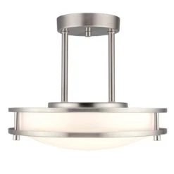 Westinghouse Lauderdale 11-7/8-Inch Dimmable LED Indoor Semi-Flush Mount Ceiling Fixture -Westinghouse Westinghouse Lauderdale 11 7 8 Inch Dimmable LED Indoor Semi Flush Mount Ceiling Fixture 4 scaled