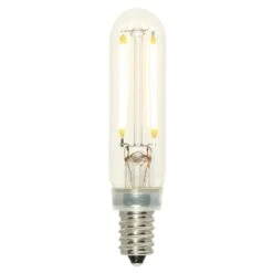 Westinghouse Lighting 2.5-Watt (25-Watt Equivalent) Clear T6 Dimmable Filament LED Light Bulb, Candelabra Base, 6 Pack - 6-Pack -Westinghouse Westinghouse Lighting 2.5 Watt 2825 Watt Equivalent29 Clear T6 Dimmable Filament LED Light Bulb2C Candelabra Base2C 6 Pack 2 scaled