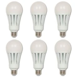 Westinghouse Lighting 29-Watt (200-Watt Equivalent) Bright White Light Omni A23 ENERGY STAR LED Light Bulb, Medium Base, 6 Pack 5 Westinghouse Lighting 29-Watt (200-Watt Equivalent) Bright White Light Omni A23 ENERGY STAR LED Light Bulb, Medium Base, 6 Pack -Westinghouse Westinghouse Lighting 29 Watt 28200 Watt Equivalent29 Bright White Light Omni A23 ENERGY STAR LED Light Bulb2C Medium Base2C 6 Pack 2 scaled