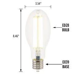 Westinghouse Lighting 32 Watt (175 Watt HID Equivalent) Daylight ED28 High Lumen Filament LED, Extended Mogul Base, 6 Pack -Westinghouse Westinghouse Lighting 32 Watt 28175 Watt HID Equivalent29 Daylight ED28 High Lumen Filament LED2C Extended Mogul Base2C 6 Pack 3 scaled