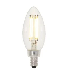 Westinghouse Lighting 4.5 Watt (60 Watt Equivalent) Clear B11 Dimmable Filament LED Light Bulb, Candelabra Base, 6 Pack - 6-Pack 7 Westinghouse Lighting 4.5 Watt (60 Watt Equivalent) Clear B11 Dimmable Filament LED Light Bulb, Candelabra Base, 6 Pack - 6-Pack -Westinghouse Westinghouse Lighting 4.5 Watt 2860 Watt Equivalent29 Clear B11 Dimmable Filament LED Light Bulb2C Candelabra Base2C 6 Pack 2