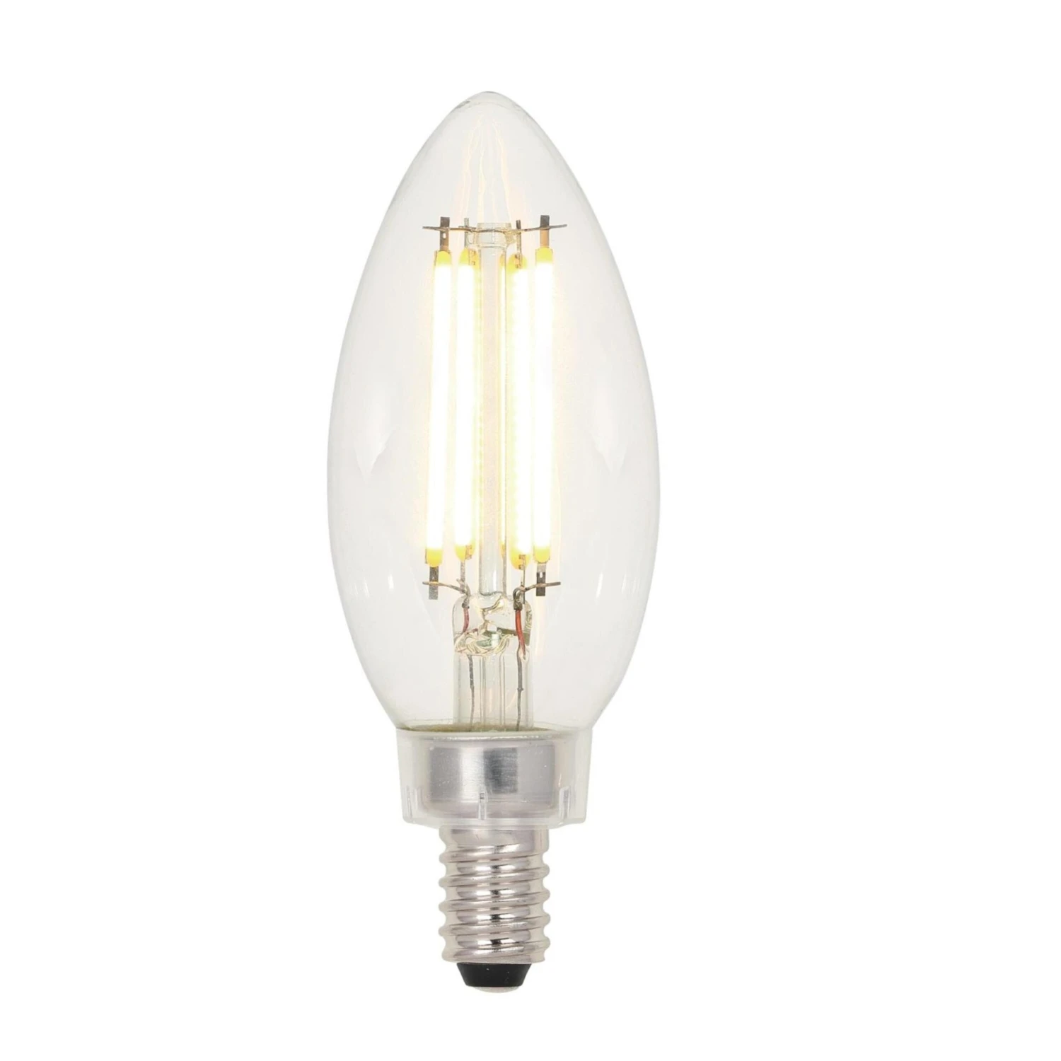 Westinghouse Lighting 4.5 Watt (60 Watt Equivalent) Clear B11 Dimmable Filament LED Light Bulb, Candelabra Base, 6 Pack - 6-Pack 3 Westinghouse Lighting 4.5 Watt (60 Watt Equivalent) Clear B11 Dimmable Filament LED Light Bulb, Candelabra Base, 6 Pack - 6-Pack - Afbeelding 3