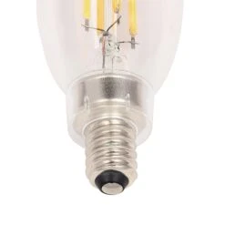 Westinghouse Lighting 4.5 Watt (60 Watt Equivalent) Clear B11 Dimmable Filament LED Light Bulb, Candelabra Base, 6 Pack - 6-Pack 8 Westinghouse Lighting 4.5 Watt (60 Watt Equivalent) Clear B11 Dimmable Filament LED Light Bulb, Candelabra Base, 6 Pack - 6-Pack -Westinghouse Westinghouse Lighting 4.5 Watt 2860 Watt Equivalent29 Clear B11 Dimmable Filament LED Light Bulb2C Candelabra Base2C 6 Pack 3