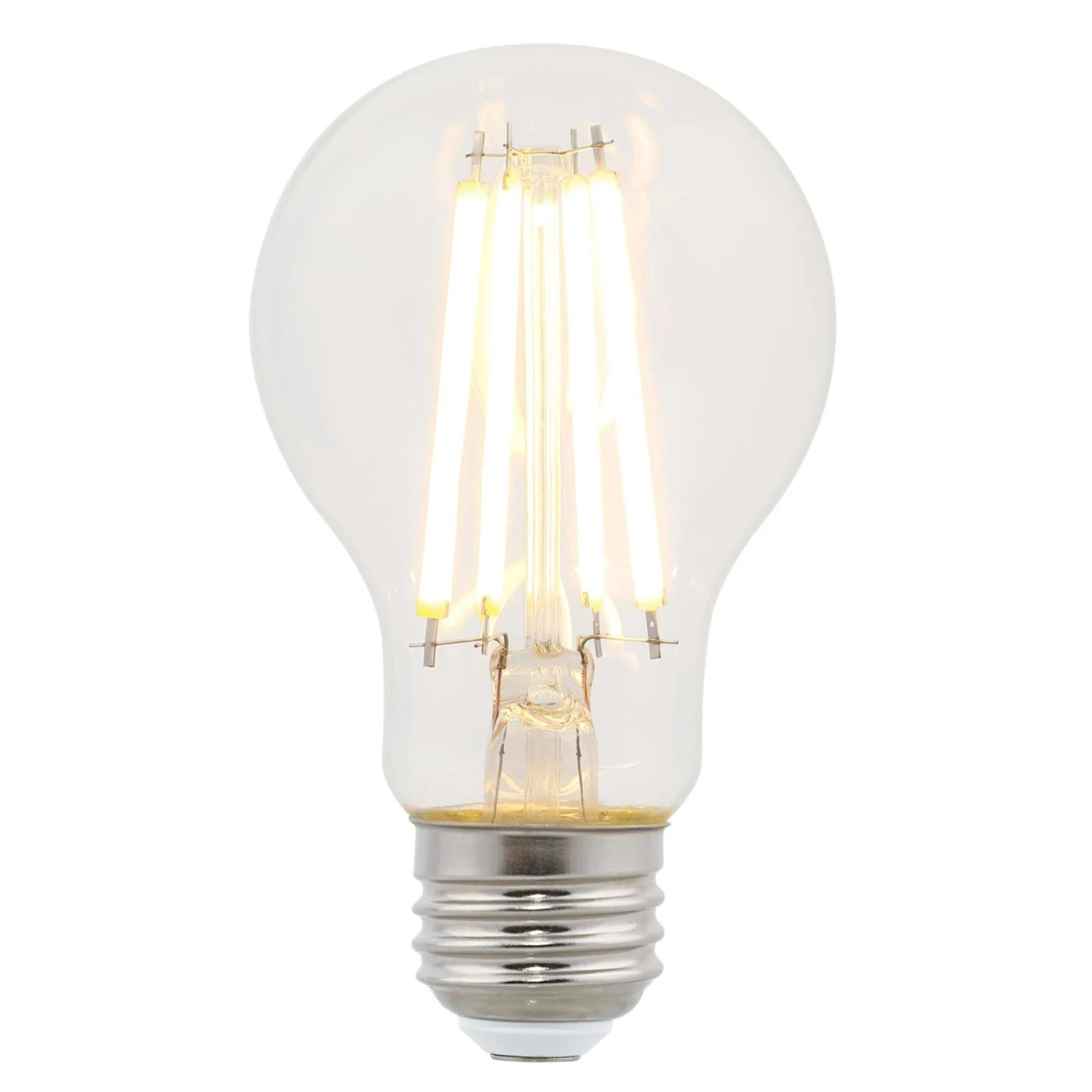 Westinghouse Lighting 8-Watt (75-Watt Equivalent) Clear A19 Dimmable Filament LED Light Bulb, Medium Base, 6 Pack - 6-Pack 3 Westinghouse Lighting 8-Watt (75-Watt Equivalent) Clear A19 Dimmable Filament LED Light Bulb, Medium Base, 6 Pack - 6-Pack - Afbeelding 3