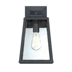 Westinghouse Lighting Ashdale One-Light Outdoor Wall Fixture, Textured Black Finish With Clear Seeded Glass -Westinghouse Westinghouse Lighting Ashdale One Light Outdoor Wall Fixture2C Textured Black Finish with Clear Seeded Glass 4 scaled