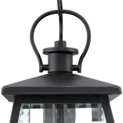 Westinghouse Lighting Aurelie One-Light Outdoor Pendant, Textured Black Finish With Clear Waffle Glass - 1-Light 8 Westinghouse Lighting Aurelie One-Light Outdoor Pendant, Textured Black Finish With Clear Waffle Glass - 1-Light -Westinghouse Westinghouse Lighting Aurelie One Light Outdoor Pendant2C Textured Black Finish with Clear Waffle Glass 3