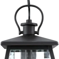 Westinghouse Lighting Aurelie One-Light Outdoor Pendant, Textured Black Finish With Clear Waffle Glass - 1-Light -Westinghouse Westinghouse Lighting Aurelie One Light Outdoor Pendant2C Textured Black Finish with Clear Waffle Glass 3 scaled