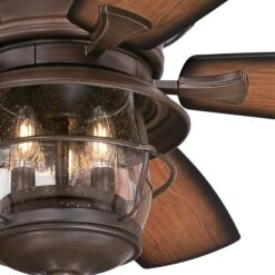 Westinghouse Lighting Brentford 52" Indoor/Outdoor Aged Walnut LED Ceiling Fan