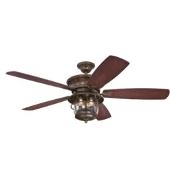 Westinghouse Lighting Brentford 52" Indoor/Outdoor Aged Walnut LED Ceiling Fan -Westinghouse Westinghouse Lighting Brentford 5222 Indoor Outdoor Aged Walnut LED Ceiling Fan 3