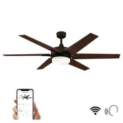 Westinghouse Lighting Cayuga LED Smart WiFi Indoor 60-Inch 6 Blade Ceiling Fan, Compatible With Amazon Alexa & Google Home 17 Westinghouse Lighting Cayuga LED Smart WiFi Indoor 60-Inch 6 Blade Ceiling Fan, Compatible With Amazon Alexa & Google Home -Westinghouse Westinghouse Lighting Cayuga LED Smart WiFi Indoor 60 Inch 6 Blade Ceiling Fan2C Compatible with Amazon Alexa 26 Google Home 2 scaled