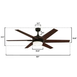 Westinghouse Lighting Cayuga LED Smart WiFi Indoor 60-Inch 6 Blade Ceiling Fan, Compatible With Amazon Alexa & Google Home 18 Westinghouse Lighting Cayuga LED Smart WiFi Indoor 60-Inch 6 Blade Ceiling Fan, Compatible With Amazon Alexa & Google Home -Westinghouse Westinghouse Lighting Cayuga LED Smart WiFi Indoor 60 Inch 6 Blade Ceiling Fan2C Compatible with Amazon Alexa 26 Google Home 3 scaled