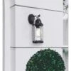Westinghouse Lighting Courtland Grove One-Light Outdoor Wall Fixture, Clear Hammered Glass