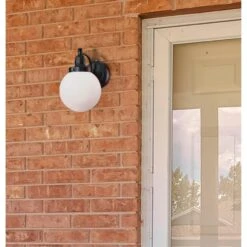 Westinghouse Lighting Eddystone One Light Outdoor Wall Fixture, Matte Black Finish, Clear Seeded Glass - 1-Light -Westinghouse Westinghouse Lighting Eddystone One Light Outdoor Wall Fixture2C Matte Black Finish2C Clear Seeded Glass 7 scaled