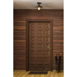 Westinghouse Lighting Iron Hill 9-Inch, One-Light Indoor Semi-Flush Mount Ceiling Fixture -Westinghouse Westinghouse Lighting Iron Hill 9 Inch2C One Light Indoor Semi Flush Mount Ceiling Fixture 7