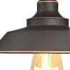 Westinghouse Lighting Iron Hill 9-Inch, One-Light Indoor Semi-Flush Mount Ceiling Fixture